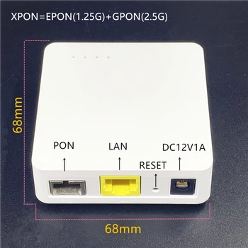 Minni ONU 68 мм XPON EPON1.25G/GPON2.5G G/EPON ONU FTTH модем G/EPON совместимый маршрутизатор Английская версия ONU MINI68*68 мм