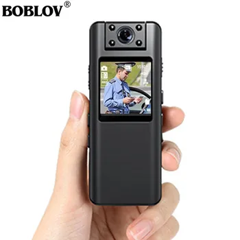 Мини-камера BOBLOV A22 1080P FHD Видеорегистратор Micro Body Camcorder Запись ночного видения Видеокамеры видеонаблюдения для Умного Дома