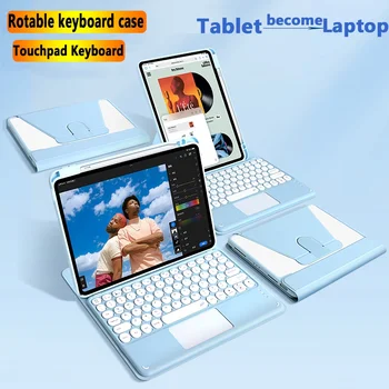 Вращающийся Чехол-клавиатура с сенсорной панелью для Huawei Matepad Air 11,5 