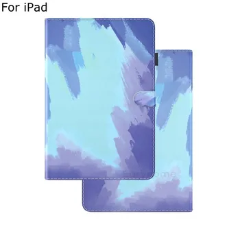 Для iPad Pro 11 2021 Чехол с акварельной подставкой, Отделения для карт режима автоматического пробуждения и сна, флип-смарт-чехол из искусственной кожи для iPad Air 4 Чехла-книжки